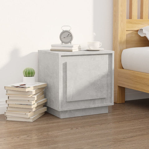 vidaXL Bedside Cabinets 2 pcs Concrete Grey 44x35x45 cm Engineered Wood