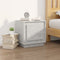 vidaXL Bedside Cabinets 2 pcs Concrete Grey 44x35x45 cm Engineered Wood
