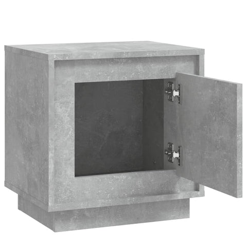 vidaXL Bedside Cabinets 2 pcs Concrete Grey 44x35x45 cm Engineered Wood