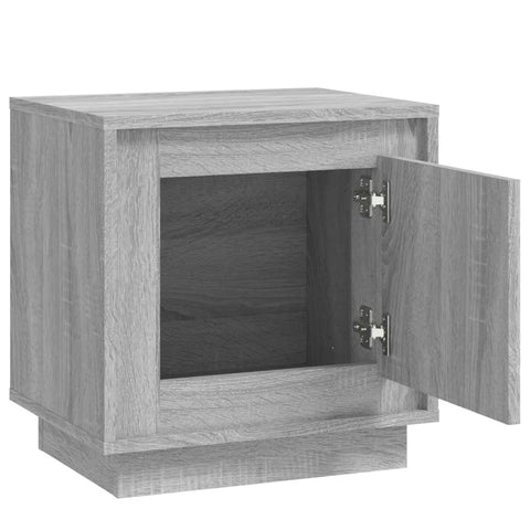 vidaXL Bedside Cabinet Grey Sonoma 44x35x45 cm Engineered Wood
