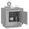 vidaXL Bedside Cabinets 2 pcs Grey Sonoma 44x35x45 cm Engineered Wood