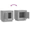 vidaXL Bedside Cabinets 2 pcs Grey Sonoma 44x35x45 cm Engineered Wood