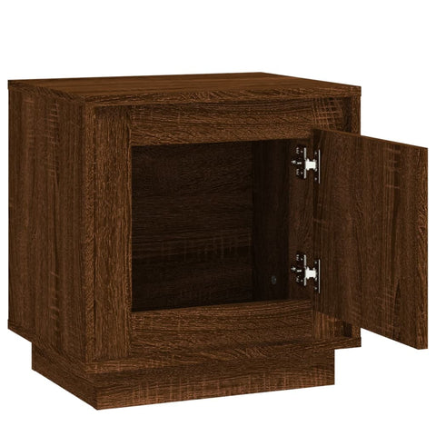 vidaXL Bedside Cabinets 2 pcs Brown Oak 44x35x45 cm Engineered Wood