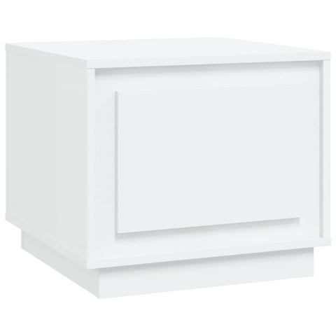 vidaXL Coffee Table White 51x50x44 cm Engineered Wood