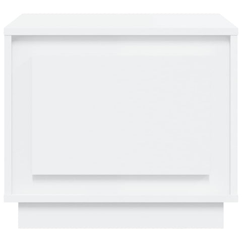 vidaXL Coffee Table White 51x50x44 cm Engineered Wood