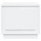 vidaXL Coffee Table White 51x50x44 cm Engineered Wood