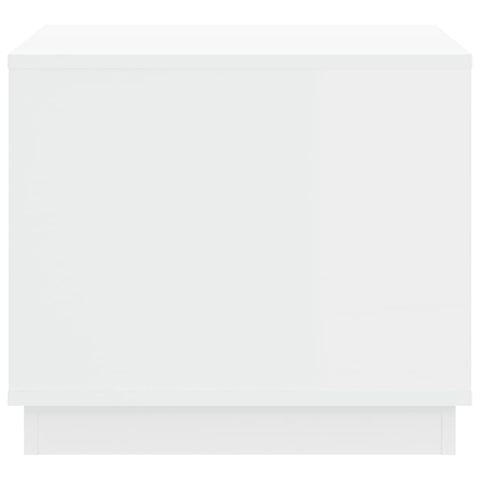vidaXL Coffee Table White 51x50x44 cm Engineered Wood