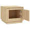 vidaXL Coffee Table Sonoma Oak 51x50x44 cm Engineered Wood