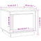 vidaXL Coffee Table Concrete Grey 51x50x44 cm Engineered Wood