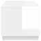 vidaXL Coffee Table High Gloss White 102x50x44 cm Engineered Wood