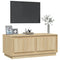 vidaXL Coffee Table Sonoma Oak 102x50x44 cm Engineered Wood