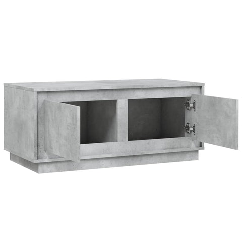 vidaXL Coffee Table Concrete Grey 102x50x44 cm Engineered Wood