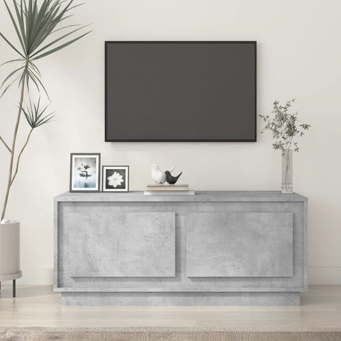 vidaXL Coffee Table Concrete Grey 102x50x44 cm Engineered Wood