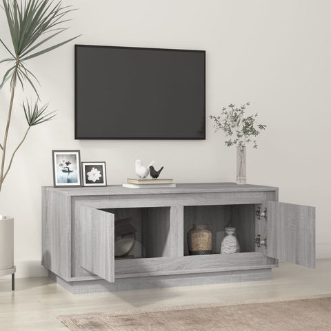 vidaXL Coffee Table Grey Sonoma 102x50x44 cm Engineered Wood