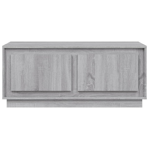 vidaXL Coffee Table Grey Sonoma 102x50x44 cm Engineered Wood
