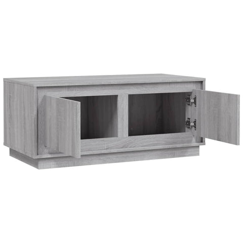 vidaXL Coffee Table Grey Sonoma 102x50x44 cm Engineered Wood