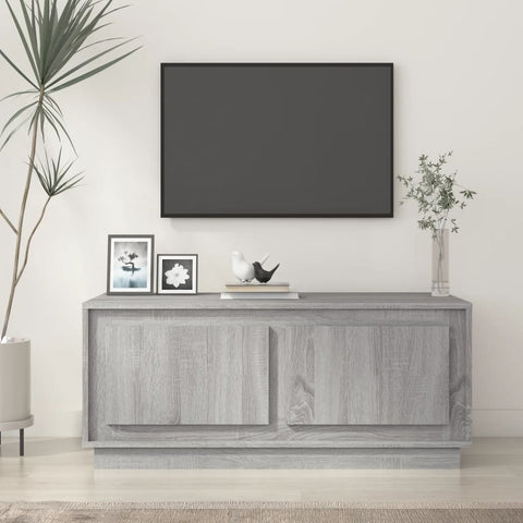 vidaXL Coffee Table Grey Sonoma 102x50x44 cm Engineered Wood