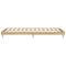 vidaXL Bed Frame without Mattress Sonoma Oak 75x190 cm Small Single Engineered Wood