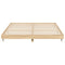 vidaXL Bed Frame without Mattress Sonoma Oak 200x200 cm Engineered Wood