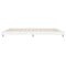 vidaXL Bed Frame without Mattress High Gloss White 180x200 cm Super King
