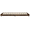 vidaXL Bed Frame without Mattress Smoked Oak 75x190 cm Small Single Engineered Wood