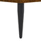 vidaXL Bed Frame without Mattress Smoked Oak 200x200 cm Engineered Wood