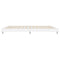 vidaXL Bed Frame without Mattress High Gloss White 150x200 cm King Size
