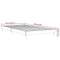 vidaXL Bed Frame without Mattress Grey Sonoma 100x200 cm Engineered Wood