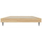vidaXL Bed Frame without Mattress Sonoma Oak 90x200 cm Engineered Wood