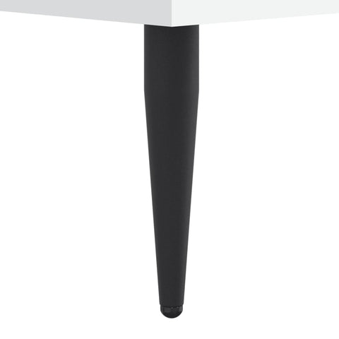 vidaXL Bed Frame without Mattress White 120x190 cm Small Double Engineered Wood