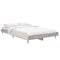 vidaXL Bed Frame without Mattress Grey Sonoma 120x190 cm Small Double Engineered Wood