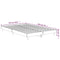 vidaXL Bed Frame without Mattress Grey Sonoma 120x190 cm Small Double Engineered Wood