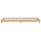 vidaXL Bed Frame without Mattress Sonoma Oak 75x190 cm Small Single Engineered Wood