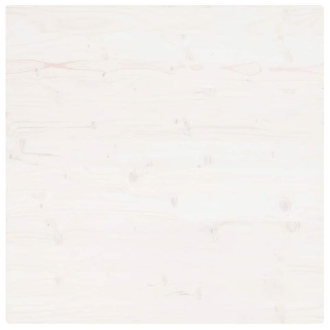 vidaXL Table Top White 80x80x2.5 cm Solid Wood Pine Square