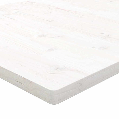 vidaXL Table Top White 80x80x2.5 cm Solid Wood Pine Square