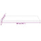 vidaXL Table Top 100x50x2.5 cm Solid Wood Pine Rectangular