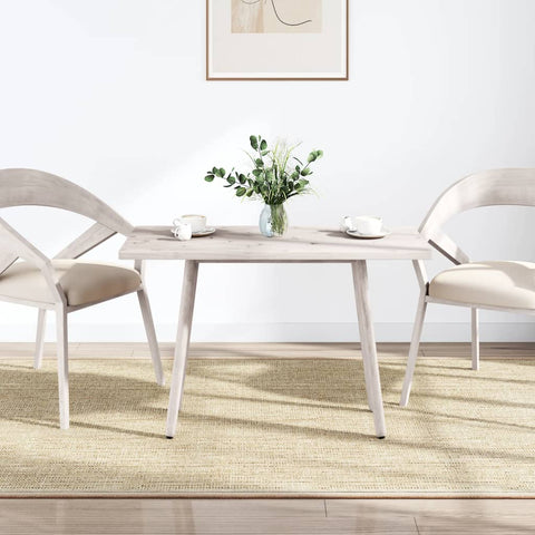 vidaXL Table Top White 110x55x2.5 cm Solid Wood Pine Rectangular