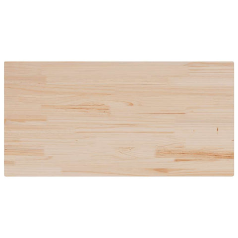 vidaXL Table Top 110x60x2.5 cm Solid Wood Pine Rectangular