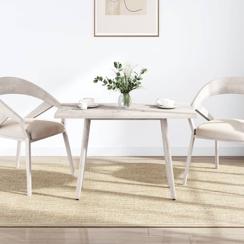 vidaXL Table Top White 110x60x2.5 cm Solid Wood Pine Rectangular