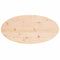 vidaXL Table Top 60x30x2.5 cm Solid Wood Pine Oval