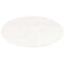 vidaXL Table Top White 70x35x2.5 cm Solid Wood Pine Oval