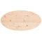 vidaXL Table Top 80x40x2.5 cm Solid Wood Pine Oval