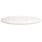 vidaXL Table Top White 90x45x2.5 cm Solid Wood Pine Oval