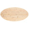 vidaXL Table Top 100x50x2.5 cm Solid Wood Pine Oval