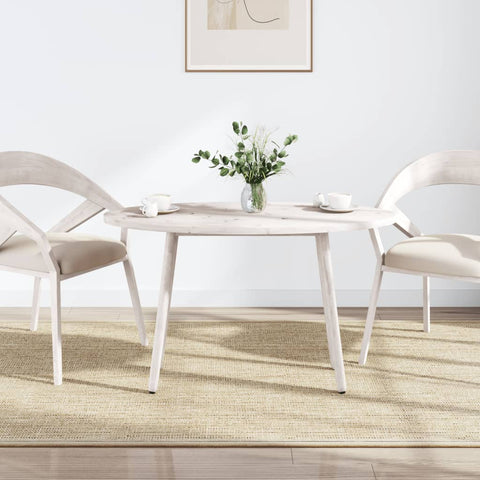 vidaXL Table Top White 100x50x2.5 cm Solid Wood Pine Oval