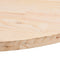 vidaXL Table Top 110x55x2.5 cm Solid Wood Pine Oval