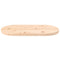 vidaXL Table Top 60x30x2.5 cm Solid Wood Pine Oval