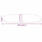 vidaXL Table Top 90x45x2.5 cm Solid Wood Pine Oval