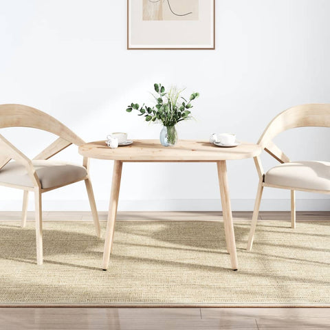 vidaXL Table Top 100x50x2.5 cm Solid Wood Pine Oval