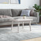 vidaXL Table Top White 40x40x2.5 cm Solid Wood Pine Square